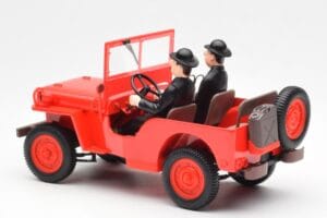 Jeep Willys Tintin 2 Figurines UT Models 1:18 180150000 Métal — image 5 sur 6