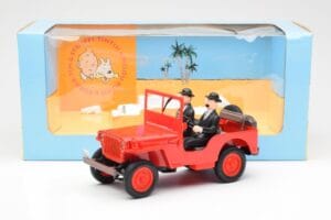 Jeep Willys Tintin 2 Figurines UT Models 1:18 180150000 Métal — image 6 sur 6