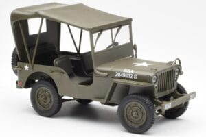 Jeep Willys Avec Bâche UT Models 1:18 180149002 Métal — image 4 sur 6