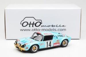 Jide 1600S Gr.4 #14 J. Ragnotti / Jaubert Criterium des Cevennes 1972 Otto 1:18 OT287 Résine — image 6 sur 6