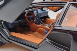 Lamborghini Countach LP500S Walter Wolf Bleu Foncé Kyosho 1:18 08320D Métal — image 9 sur 11