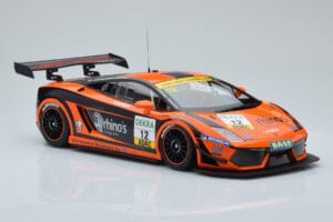Lamborghini Gallardo LP600+ GT3 Rhinos Leipert Motorsport #12 A. Petrishin / D. Leiper ADAC GT Masters 2011 Minichamps 1:18 1 — image 4 sur 6