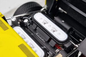 Lamborghini Miura SV Jaune Kyosho 1:18 08317Y Métal — image 9 sur 11