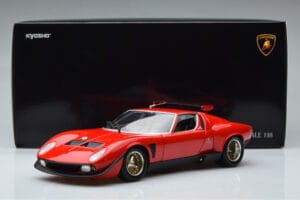 Lamborghini Miura SVR Rouge Kyosho 1:18 08319RBK Métal — image 9 sur 9