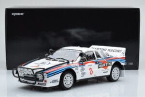 Lancia 037 Martini #8 A. Bettega / M. Perissinot Safari Rally 1985 Kyosho 1:18 08306J Métal — image 8 sur 8