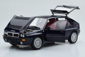 Lancia Delta HF Integrale Club Italia Bleu Kyosho 1:18 08343SC Métal — image 2 sur 8