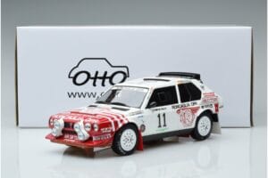 Lancia Delta S4 Group B #3 M. Alen / I. Kivimäki Olympus Rally 1986 Otto 1:18 OT976 Métal — image 6 sur 6