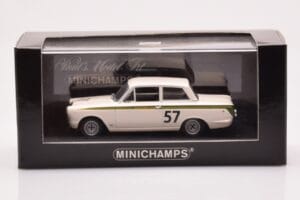 Lotus Cortina Mk1 #57 J. Clark Crystal Palace Winner 1964 Minichamps 1:43 400648257 Métal — image 4 sur 4