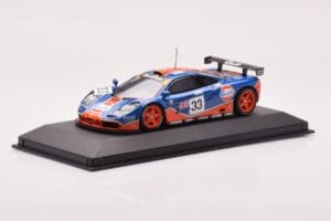McLaren F1 GTR #33 Gulf Racing R. Bellm / M. Weaver / J-J. Lehto 24 Hours of Le Mans 1996 Minichamps 1:43 530164333 Métal — image 2 sur 4