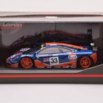 McLaren F1 GTR #33 Gulf Racing R. Bellm / M. Weaver / J-J. Lehto 24 Hours of Le Mans 1996 Minichamps 1:43 - image 4 of 4