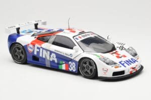 McLaren F1 GTR #38 M. Duez / M. Soper / E. Lafitte Team Bigazzi 24 Hours of Le Mans 1996 UT Models 1:18 80439421484 Métal — image 4 sur 6