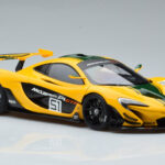 McLaren P1 GTR Jaune Avec Rayures Vertes AUTOart 1:18 - image 5 of 7