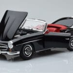 Mercedes 190 SL W121 Cabriolet Noir Minichamps 1:18 - image 2 of 8