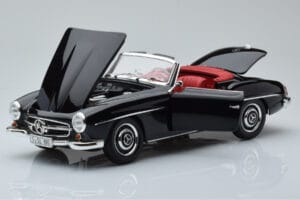 Mercedes 190 SL W121 Cabriolet Noir Minichamps 1:18 100037030 Métal — image 2 sur 8