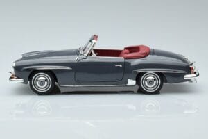 Mercedes 190 SL W121 Roadster Gris Norev 1:18 183402 Métal — image 4 sur 8