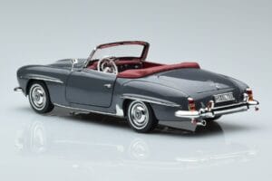 Mercedes 190 SL W121 Roadster Gris Norev 1:18 183402 Métal — image 6 sur 8