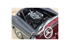 Mercedes 190 SL W121 Roadster Gris Norev 1:18 183402 Métal — image 7 sur 8