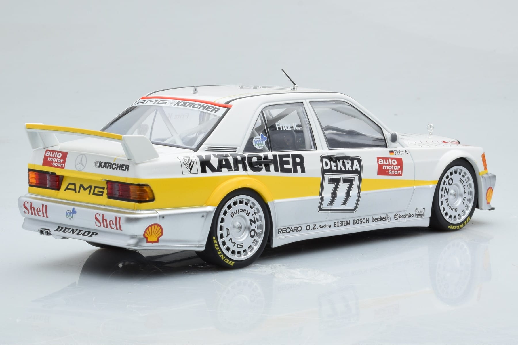 Mercedes 190E 2.5-16 W201 EVO 1 Karcher #77 F. Kreutzpointer Team AMG-Mercedes DTM 1990 Minichamps 1:18 155903677 Métal — image 2 sur 6