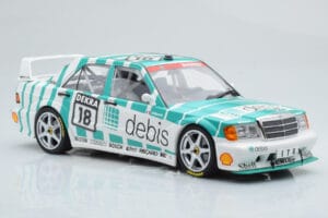 Mercedes 190E 2.5-16 W201 EVO 2 Debis #18 F. Giroix Team Zackspeed DTM 1991 Minichamps 1:18 155913618 Métal — image 4 sur 6