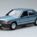 Mercedes 190E W201 Bleu Clair Norev 1:18
