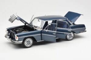 Mercedes 280 SE W108 Bleu Foncé Métallisé Norev 1:18 183534 Métal — image 2 sur 8