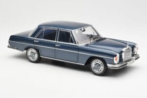 Mercedes 280 SE W108 Bleu Foncé Métallisé Norev 1:18 183534 Métal — image 6 sur 8