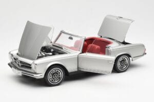 Mercedes 280 SL W113 Pagode Argent Schuco 1:18 450035000 Métal — image 2 sur 8