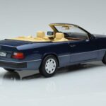 Mercedes 300 CE-24 A124 Cabriolet Nautical Bleu Édition Limitée Norev 1:18 183879 Métal - image 3 of 7