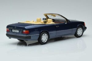 Mercedes 300 CE-24 A124 Cabriolet Nautical Bleu Édition Limitée Norev 1:18 183879 Métal — image 3 sur 7