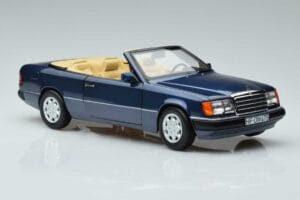 Mercedes 300 CE-24 A124 Cabriolet Nautical Bleu Édition Limitée Norev 1:18 183879 Métal — image 5 sur 7