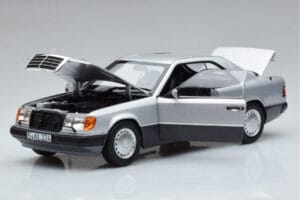 Mercedes 300 CE-24 C124 Coupe Argent Norev 1:18 183880 Métal — image 2 sur 7