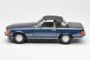Mercedes 300 SL R107 Bleu Nautique Norev 1:18 183466 Métal — image 4 sur 8