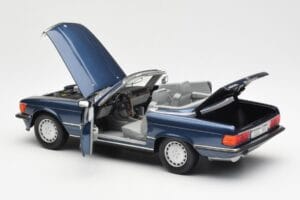 Mercedes 300 SL R107 Bleu Nautique Norev 1:18 183466 Métal — image 5 sur 8