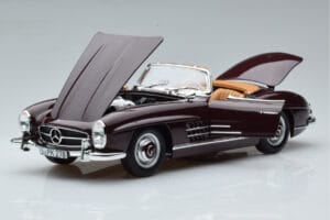 Mercedes 300 SL W198 Roadster Rouge Norev 1:18 183891 Métal — image 2 sur 8