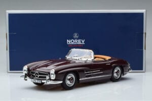 Mercedes 300 SL W198 Roadster Rouge Norev 1:18 183891 Métal — image 8 sur 8