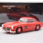 Mercedes 300 SL W198 Gullwing Rouge Minichamps 1:18 - image 8 of 8