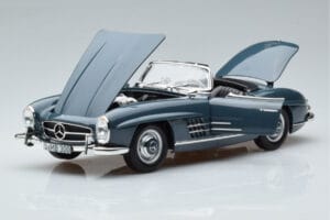 Mercedes 300 SL W198 Roadster Bleu Norev 1:18 B66040668 Métal — image 2 sur 9