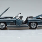 Mercedes 300 SL W198 Roadster Bleu Norev 1:18 - image 4 of 9