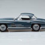 Mercedes 300 SL W198 Roadster Bleu Norev 1:18 - image 5 of 9