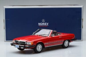 Mercedes 450 SL R107 Version US Rouge Norev 1:18 183729 Métal — image 8 sur 8
