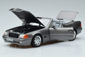 Mercedes 500 SL R129 Gris Métallisé Norev 1:18 183715 Métal — image 2 sur 7