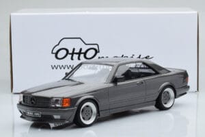 Mercedes 560 SEC C126 AMG Wide Body Gris Otto 1:18 OT823 Résine — image 6 sur 6