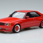 Mercedes 560 SEC W126 Widebody Rouge Otto 1:18 OT995 Résine