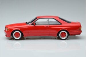 Mercedes 560 SEC W126 Widebody Rouge Otto 1:18 OT995 Résine — image 3 sur 6