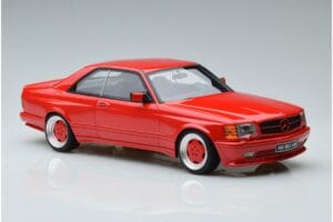 Mercedes 560 SEC W126 Widebody Rouge Otto 1:18 OT995 Résine — image 4 sur 6