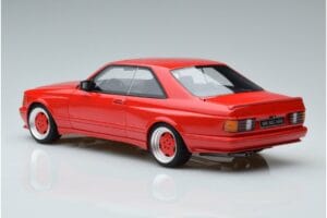 Mercedes 560 SEC W126 Widebody Rouge Otto 1:18 OT995 Résine — image 5 sur 6