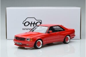 Mercedes 560 SEC W126 Widebody Rouge Otto 1:18 OT995 Résine — image 6 sur 6