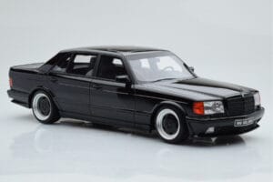 Mercedes 560 SEL AMG W126 Obsidian Noir Otto 1:18 OT297 Résine — image 4 sur 6