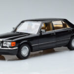 Mercedes 560 SEL W126 Noir Norev 1:18