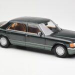 Mercedes 560 SEL W126 Night Vert Métallique Dealer Edition Norev 1:18 - image 6 of 8